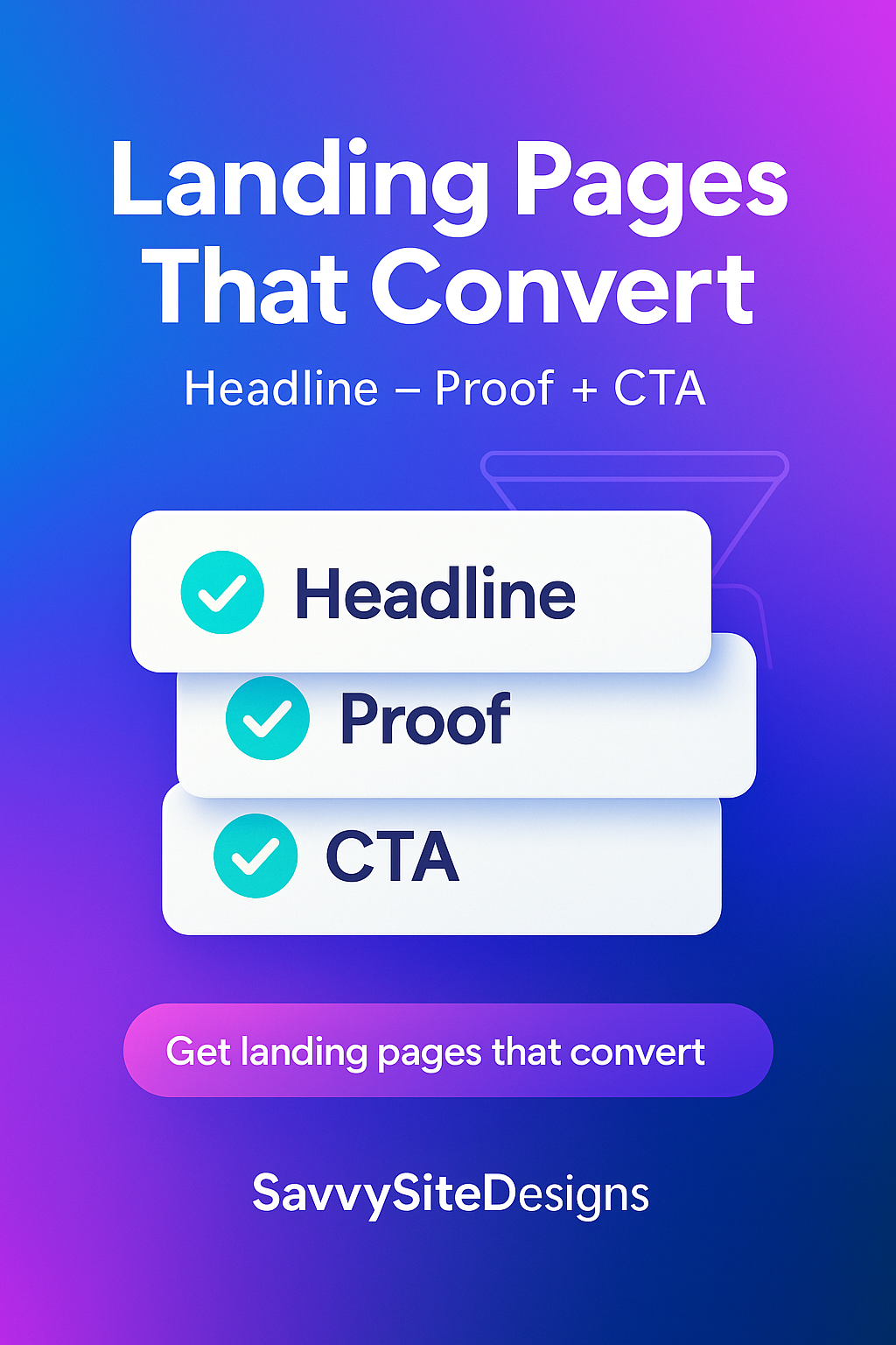 Read more about the article Landing Pages That Convert: Headline → Proof → CTA