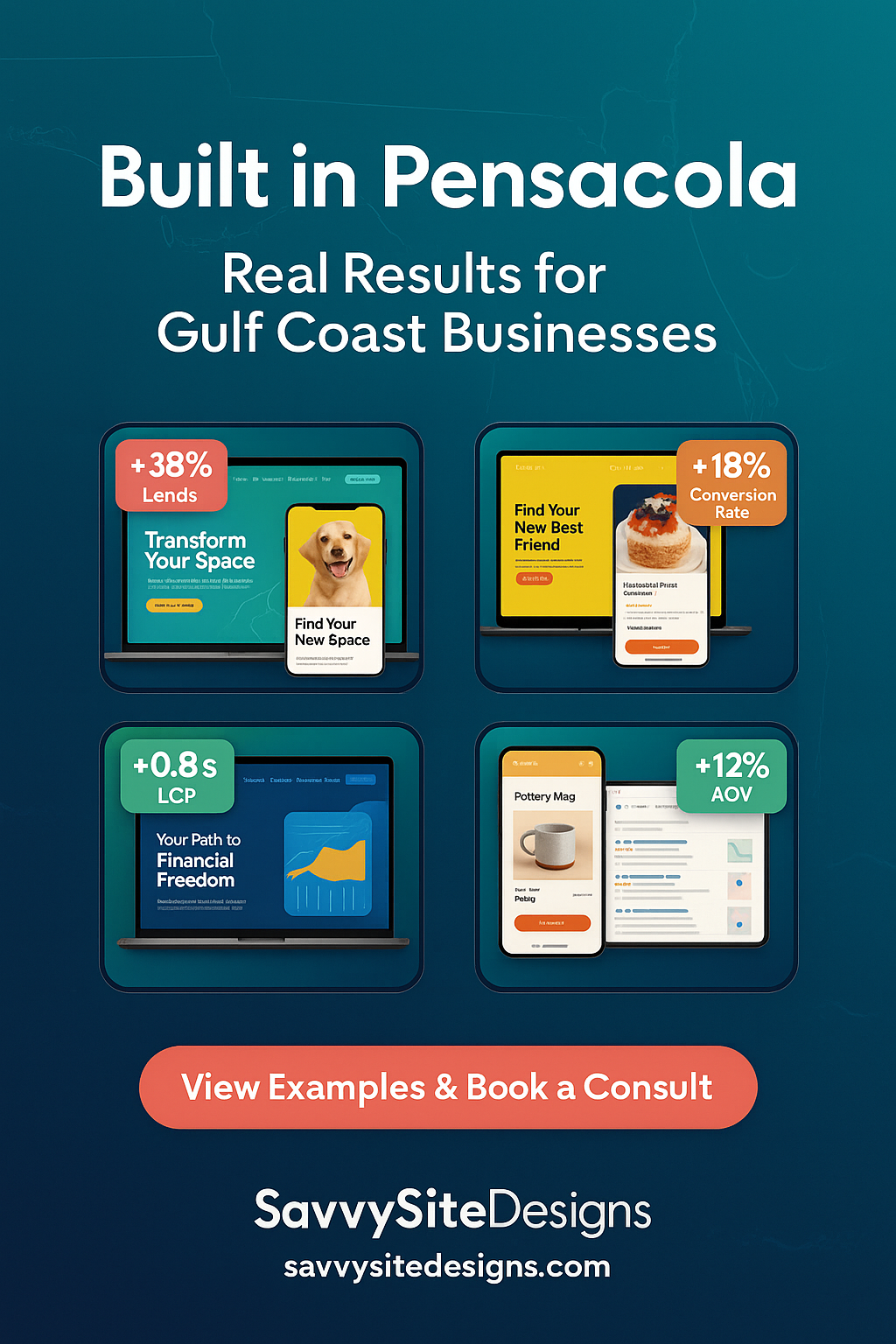 Read more about the article Built in Pensacola: Real Results for Gulf Coast Businesses (Case Studies)